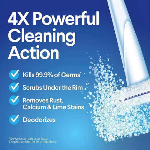 Clorox ToiletWand Toilet Cleaning Refills, Spring Cleaning Essential, Disinfecting Scrubbing Pads, Rainforest Rush, 30 Count