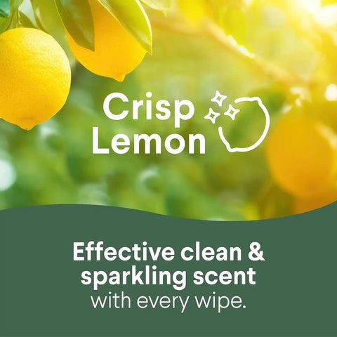 CLOROX Disinfecting Wipes, Bleach Free Cleaning Wipes, Crisp Lemon, 75 Count (Package May Vary) (Pack of 2)