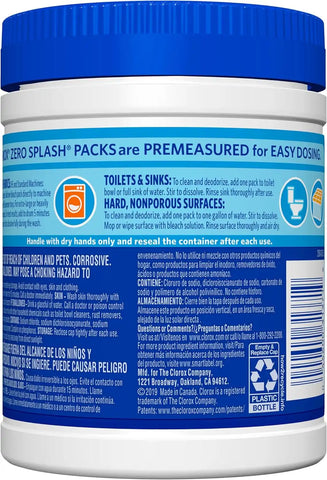 Clorox Control Bleach Packs Regular Laundry Packs, 12 Count (Pack of 6)